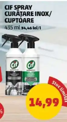 Penny CIF Spray Curățare Inox/Cuptoare Ofertă