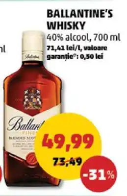 Penny Ballantine's Whisky Ofertă