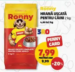 Penny Ronny Hrană Uscată pentru Câini 2 kg Ofertă