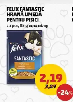 Penny FELIX FANTASTIC HRANĂ UMEDĂ PENTRU PISICI Ofertă