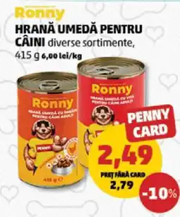 Penny Ronny Hrană Umedă pentru Câini Ofertă