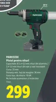 Lidl PARKSIDE Pistol pentru nituri Ofertă