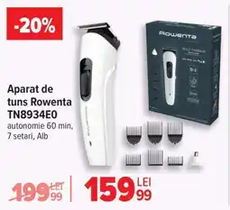 Carrefour Aparat de tuns Rowenta TN8934E0 Ofertă