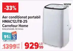 Carrefour Aer condiționat portabil HMAC12JTB-25 Carrefour Home Ofertă