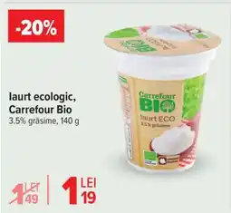 Carrefour Iaurt ecologic Carrefour Bio Ofertă