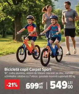 Carrefour Bicicletă copii Carpat Sport Ofertă