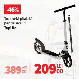 Carrefour Trotinetă pliabilă pentru adulți TopLife Ofertă