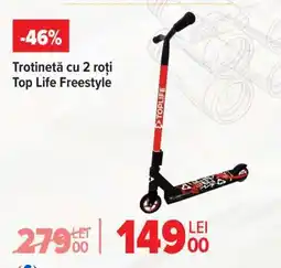 Carrefour Trotinetă cu 2 roți Top Life Freestyle Ofertă