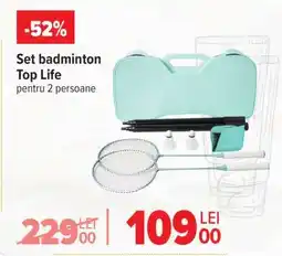 Carrefour Set badminton, Top Life Ofertă