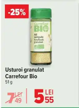 Carrefour Usturoi granulat, Carrefour Bio Ofertă