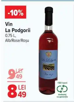 Carrefour Vin La Podgorii Ofertă