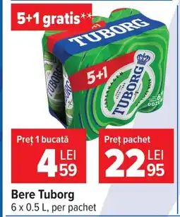 Carrefour Bere Tuborg Ofertă