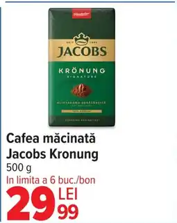 Carrefour Cafea măcinată Jacobs Kronung Ofertă