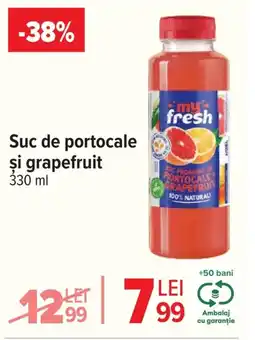 Carrefour Suc de portocale şi grapefruit Ofertă