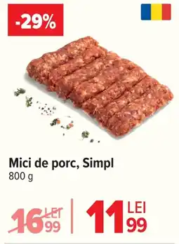 Carrefour Mici de porc, Simpl Ofertă