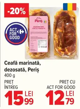 Carrefour Ceafă marinată, dezosată, Periş Ofertă