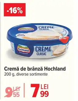 Carrefour Cremă de brânză Hochland Ofertă
