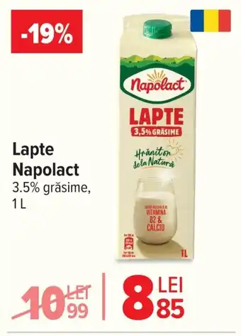 Carrefour Lapte Napolact Ofertă