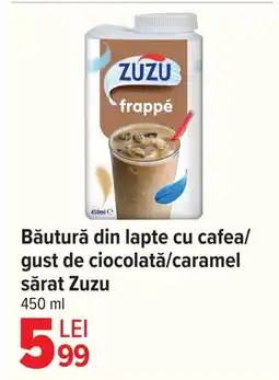Carrefour Băutură din lapte cu cafea/ gust de ciocolată/caramel sărat Zuzu Ofertă