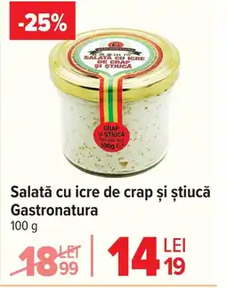 Carrefour Salată cu icre de crap și știucă Gastronatura Ofertă