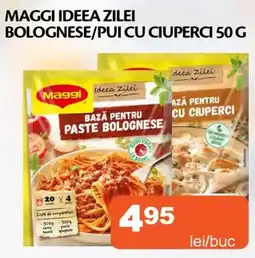 Unicarm Maggi ideea zilei bolognese/pui cu ciuperci Ofertă