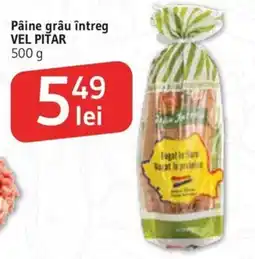 Supeco Pâine grâu întreg VEL PITAR Ofertă