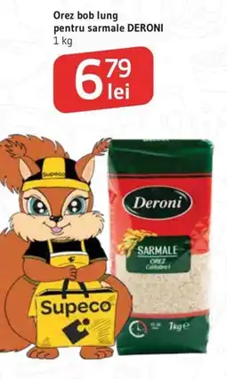 Supeco Orez bob lung pentru sarmale DERONI Ofertă