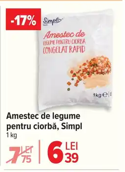 Carrefour Amestec de legume pentru ciorbă, Simpl Ofertă