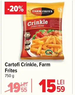 Carrefour Cartofi Crinkle, Farm Frites Ofertă