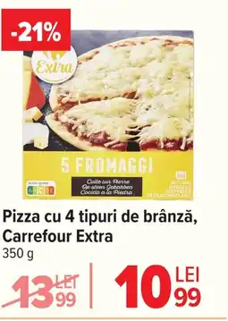 Carrefour Pizza cu 4 tipuri de brânză, Carrefour Extra Ofertă