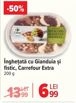 Carrefour Îngheţată cu Gianduia și fistic, Carrefour Extra Ofertă