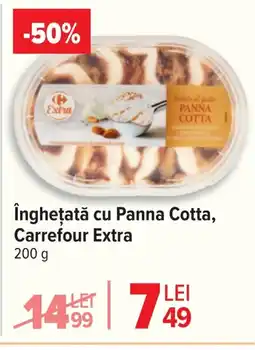 Carrefour Îngheţată cu Panna Cotta, Carrefour Extra Ofertă