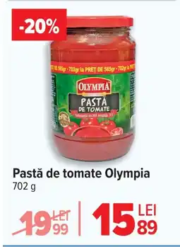 Carrefour Pastă de tomate Olympia Ofertă
