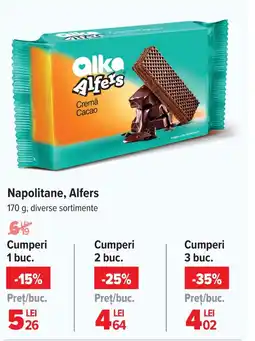 Carrefour Napolitane, Alfers Ofertă