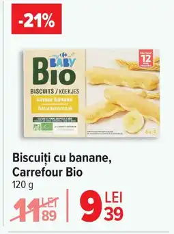 Carrefour Biscuiți cu banane, Carrefour Bio Ofertă