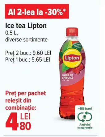 Carrefour Ice tea Lipton Ofertă