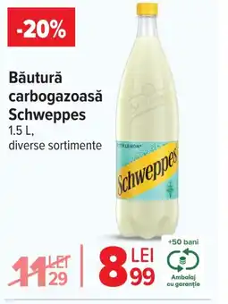 Carrefour Băutură carbogazoasă Schweppes Ofertă