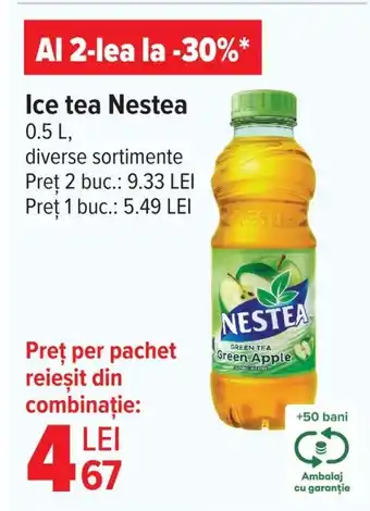 Carrefour Ice tea Nestea Ofertă