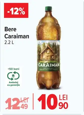 Carrefour Bere Caraiman Ofertă