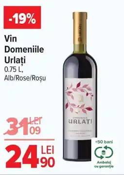 Carrefour Vin Domeniile Urlaţi Ofertă