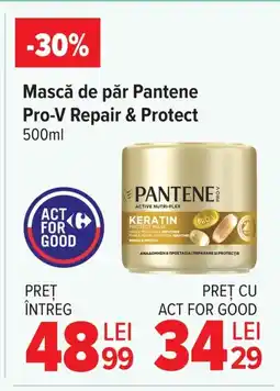 Carrefour Mască de păr Pantene Pro-V Repair & Protect Ofertă
