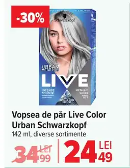 Carrefour Vopsea de păr Live Color Urban Schwarzkopf Ofertă