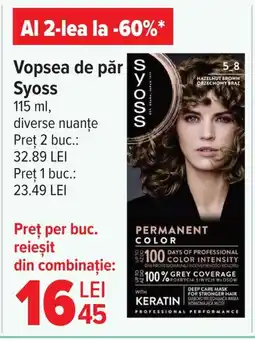 Carrefour Vopsea de păr Syoss Ofertă