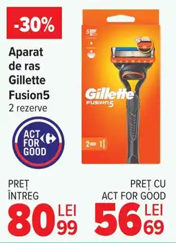 Carrefour Aparat de ras Gillette Fusion5 Ofertă