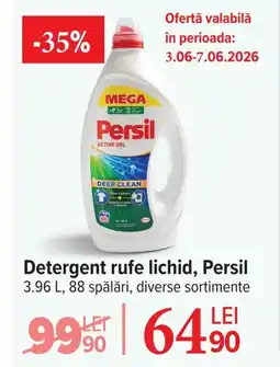 Carrefour Detergent rufe lichid, Persil Ofertă
