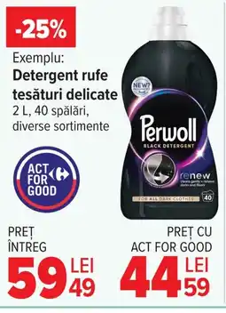 Carrefour Detergent rufe tesături delicate Ofertă