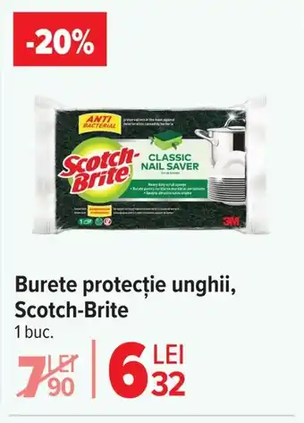 Carrefour Burete protecție unghii, Scotch-Brite Ofertă