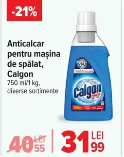 Carrefour Anticalcar pentru mașina de spălat, Calgon Ofertă