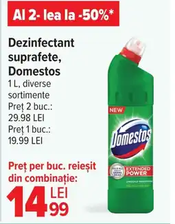 Carrefour Dezinfectant suprafete, Domestos Ofertă