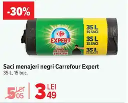 Carrefour Saci menajeri negri Carrefour Expert Ofertă
